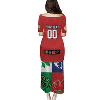 Custom British Lions Puletasi Combination of England Irish Scottish Welsh