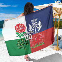 Custom British Lions Sarong Combination of England Irish Scottish Welsh