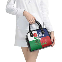 Custom British Lions Shoulder Handbag Combination of England Irish Scottish Welsh
