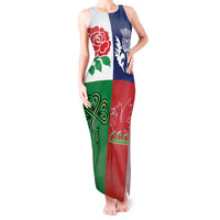 Custom British Lions Tank Maxi Dress Combination of England Irish Scottish Welsh