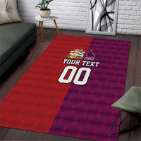 Custom British Lions Australia Queensland Area Rug Sporty Style