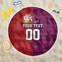Custom British Lions Australia Queensland Beach Blanket Sporty Style