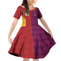 Custom British Lions Australia Queensland Family Matching Off Shoulder Short Dress and Hawaiian Shirt Sporty Style