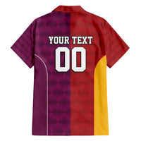 Custom British Lions Australia Queensland Family Matching Puletasi and Hawaiian Shirt Sporty Style