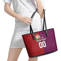 Custom British Lions Australia Queensland Leather Tote Bag Sporty Style