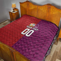 Custom British Lions Australia Queensland Quilt Sporty Style