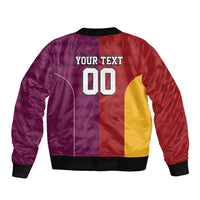 Custom British Lions Australia Queensland Sleeve Zip Bomber Jacket Sporty Style