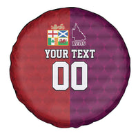 Custom British Lions Australia Queensland Spare Tire Cover Sporty Style