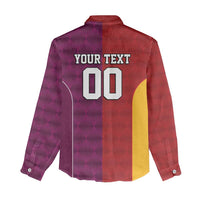 Custom British Lions Australia Queensland Women Casual Shirt Sporty Style