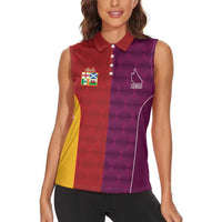 Custom British Lions Australia Queensland Women Sleeveless Polo Shirt Sporty Style