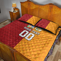 Custom British Lions Australia Wallabies Quilt Bed Set Sporty Style