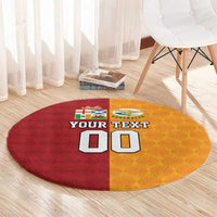 Custom British Lions Australia Wallabies Round Carpet Sporty Style