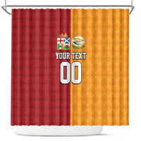 Custom British Lions Australia Wallabies Shower Curtain Sporty Style