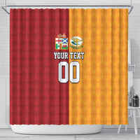 Custom British Lions Australia Wallabies Shower Curtain Sporty Style