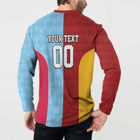 Custom British Lions Australia Waratahs Button Sweatshirt Sporty Style