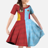 Custom British Lions Australia Waratahs Kid Short Sleeve Dress Sporty Style