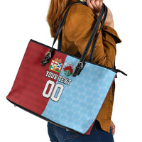 Custom British Lions Australia Waratahs Leather Tote Bag Sporty Style
