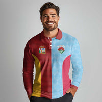 Custom British Lions Australia Waratahs Long Sleeve Polo Shirt Sporty Style