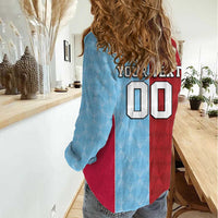 Custom British Lions Australia Waratahs Women Casual Shirt Sporty Style