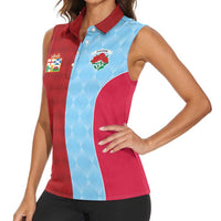 Custom British Lions Australia Waratahs Women Sleeveless Polo Shirt Sporty Style