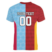 Custom British Lions Australia Waratahs Women V-Neck T-Shirt Sporty Style