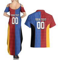 Custom British Lions Australia Western Force Couples Matching Summer Maxi Dress and Hawaiian Shirt Sporty Style