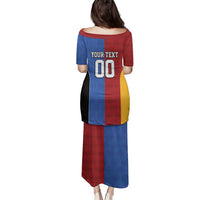 Custom British Lions Australia Western Force Family Matching Puletasi and Hawaiian Shirt Sporty Style