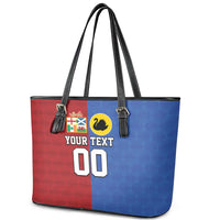 Custom British Lions Australia Western Force Leather Tote Bag Sporty Style