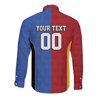 Custom British Lions Australia Western Force Long Sleeve Button Shirt Sporty Style