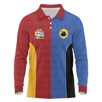 Custom British Lions Australia Western Force Long Sleeve Polo Shirt Sporty Style