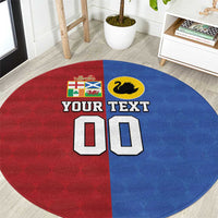 Custom British Lions Australia Western Force Round Carpet Sporty Style