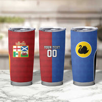 Custom British Lions Australia Western Force Tumbler Cup Sporty Style