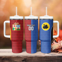 Custom British Lions Australia Western Force Tumbler With Handle Sporty Style