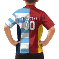 Custom British Lions-Argentina Family Matching Puletasi and Hawaiian Shirt Sporty Style