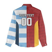 Custom British Lions-Argentina Women Casual Shirt Sporty Style
