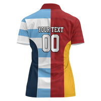 Custom British Lions-Argentina Women Polo Shirt Sporty Style