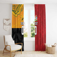 Custom British Lions-AUNZ Window Curtain Australia-New Zealand Indigenous Motif