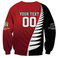 Custom British Lions New Zealand Sweatshirt Half Black Fern