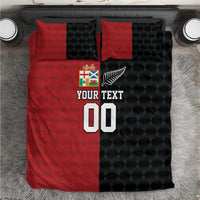 Custom British Lions New Zealand Bedding Set Sporty Style