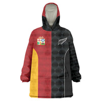 Custom British Lions New Zealand Wearable Blanket Hoodie Sporty Style