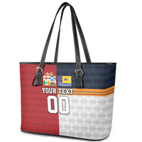 Custom British Lions Australia ACT Leather Tote Bag Sporty Style