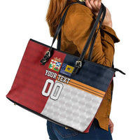 Custom British Lions Australia ACT Leather Tote Bag Sporty Style