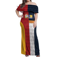 Custom British Lions Australia ACT Off Shoulder Maxi Dress Sporty Style