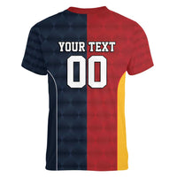 Custom British Lions Australia ACT Women V-Neck T-Shirt Sporty Style