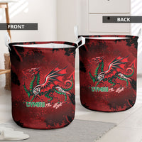 Wales Rugby National Heritage Laundry Basket Red Dragon Inspired Edition