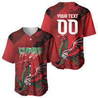 Wales Rugby National Heritage Custom Baseball Jersey Red Dragon Inspired Edition