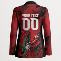 Wales Rugby National Heritage Custom Blazer Red Dragon Inspired Edition