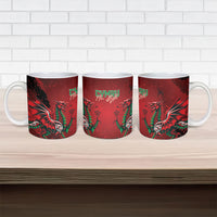 Wales Rugby National Heritage Ceramic Mug Red Dragon Inspired Edition