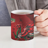 Wales Rugby National Heritage Ceramic Mug Red Dragon Inspired Edition