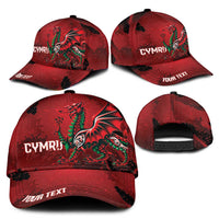 Wales Rugby National Heritage Personalized Classic Cap Red Dragon Inspired Edition